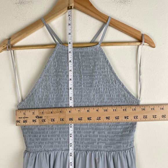 En Saison Ida Seafoam Blue Cotton Poplin Midi Dress Size S - Picture 14 of 15